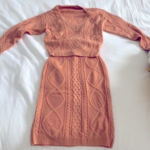 Vici sweater and midi skirt matching set (Small)